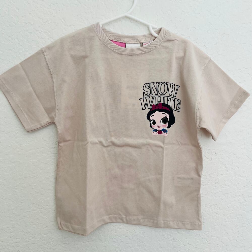 Zara Kids Girls Disney Snow White Graphic T-Shirt Size 6Y NWT
